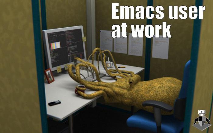 Emacs User At Work